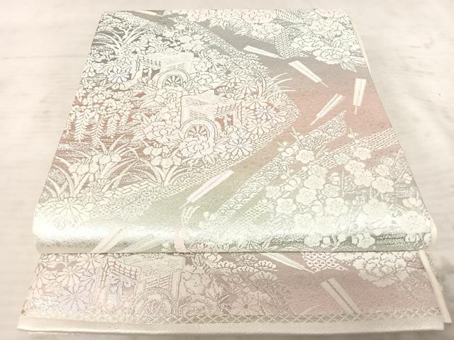 ■■■　サイズ　■■■ 長さ 424cm 幅 30.5cm程 ■■■　商品詳細　■■■ 【正絹】 詳細に関しましては、画像をご確認ください。 大変上質な逸品になります。 お安く出品致しますので、是非この機会にいかがでしょうか？ ■■■　注意...