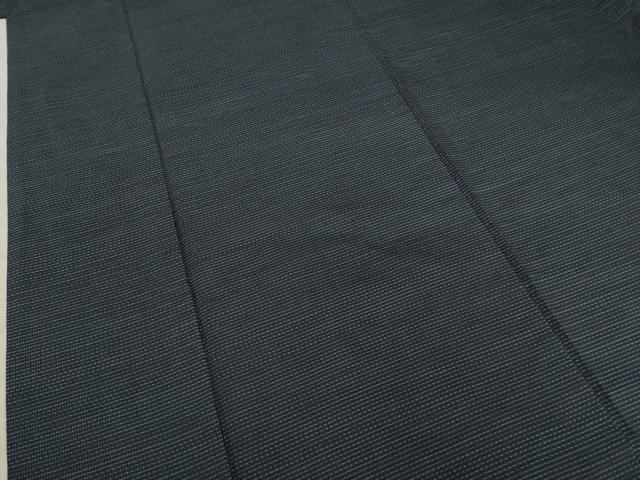 平和屋着物●男性　本場大島紬　アンサンブル　変わり格子　正絹　逸品　AABA3335ck