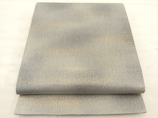 平和屋着物◎全通柄袋帯 ふくれ織 霞文 金糸 正絹 逸品 BAAT4847hz 平和屋着物◎全通柄袋帯 ふくれ織 霞文 金糸 正絹 逸品 BAAT4847hz