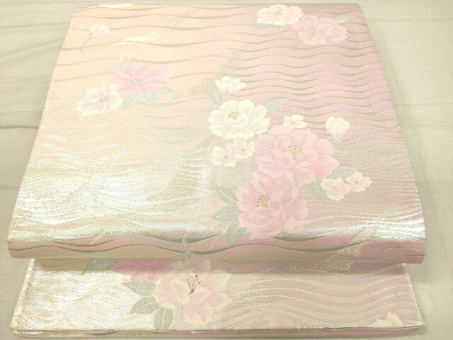 平和屋着物◎六通柄 本袋帯 花間道 逸品 DAAI3995tw
