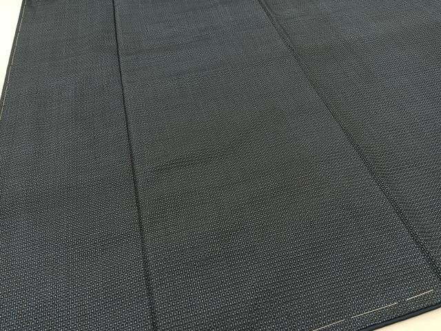 平和屋着物■男性　本場大島紬　アンサンブル　80亀甲　羽裏：鷹　正絹　逸品　BAAS3599fc