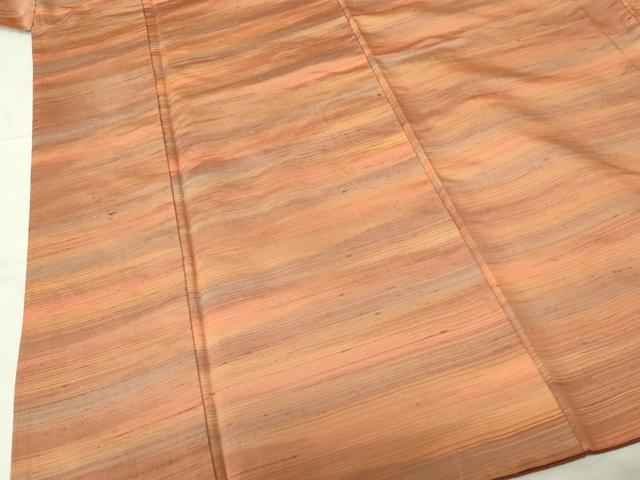 平和屋着物■上質な紬　霞文　正絹　逸品　DABA5923qp