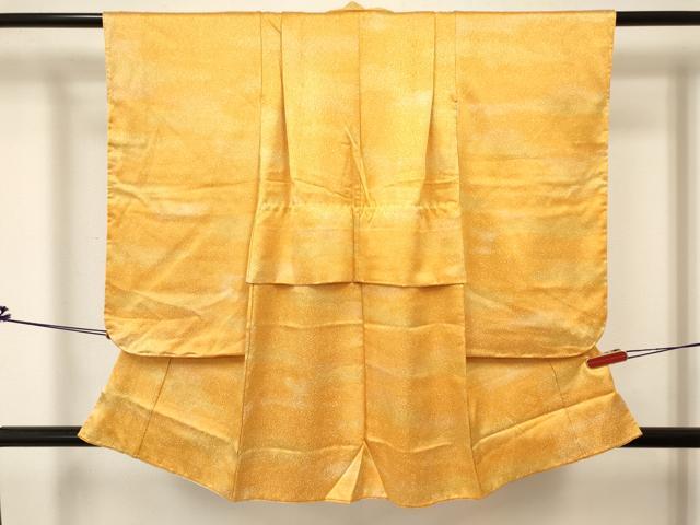 平和屋着物[]七五三　女の子　3歳　祝着　三つ身　霞文　暈し染め　逸品　DABA3936ma