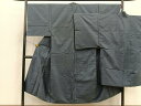 平和屋着物●男性 紬 アンサンブル 亀甲文 正絹 逸品 BAAQ0924me