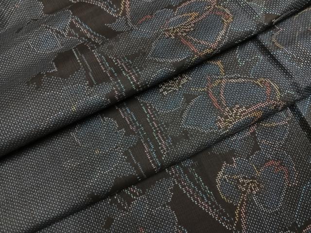 Rakuten - 平和屋着物●本場大島紬　一元絣　草花間道　正絹　逸品　未使用　AABH0468ph