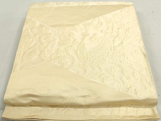 ■■■　サイズ　■■■ 長さ 424cm 幅 29.5cm程 ■■■　商品詳細　■■■ 【正絹・未仕立て】 詳細に関しましては、画像をご確認ください。 大変上質な逸品になります。 お安く出品致しますので、是非この機会にいかがでしょうか？ ■■■　注意事項　■■■ ■モニター発色の具合により色合いが異なる場合がございます。 ■寸法は多少の誤差が生じる場合がございますのでご了承ください。 ■縫込みの長さが左右非対称の場合は短い部分を記載しております。 左右非対称であってもご返品・お値引き等の保証は出来かねますので、ご了承の上ご購入をお願い致します。 ■シミ等のチェックには注意を払っておりますが、見落としがある場合もございますし、個人の見解も様々ですので神経質な方のご購入はお控えください。 ■箪笥に入っておりました着物や帯なので畳みシワや匂いがあるものもございます。 ■お休みは基本的に土日祝となりますが、その他臨時でお休みする場合がございますのでご了承ください。 ■商品の発送は平日のみの発送となります。 ■夜間と土曜、日曜日はお問い合わせの回答が遅れる場合がございます。 ■当店では、お直し、紋入れ、お手入れ等は承っておりません。 ■生地の状態（ヤケ、経年劣化等）によってはサイズ直しが出来ない場合がございます。 その点もどうかご了承のうえ、ご購入をお願いいたします。 ■弊社で取り扱う商品は一点ものにつき、時期や在庫状況に応じて金額が変更となる場合がございます。 ■検針は行っておりません。予めご了承いただきますようお願いいたします。 ■【洗える着物】と記載のある商品におきましては、商品お届け後に洗濯を行ってしまってからのご返品にはご対応しかねます。 念の為、専門店でのお手入れをお願いいたします。 ■着物のサイズ目安は下記を参考ください↓ ＜女性着物＞　お端折り次第で＋5cm　−1cmが着用可能サイズ 　例）身丈170cmの場合、身長160cm〜175cm ＜男性着物＞　身丈＋約25cm〜27cm程が適応身長 　例）身丈155cmの場合、身長180〜182cm