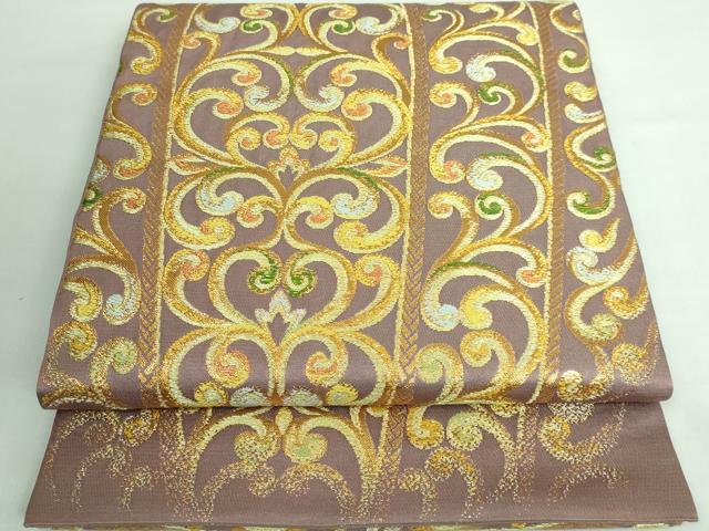 ■■■　サイズ　■■■ 長さ 436cm　幅 30.5cm程 ■■■　商品詳細　■■■ 【正絹】 状態は締めてはおりますが 特に目立ったシミ汚れなどもなく大変良い状態です。 伝統的な西陣にあって、常に斬新な発想と 革新的な技法の習得により新...