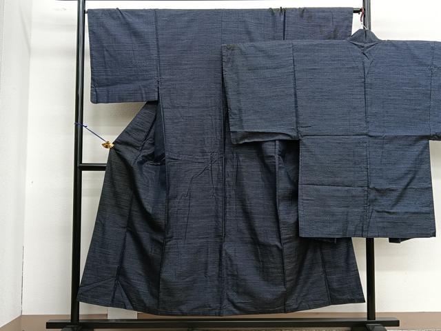 平和屋着物●男性 本場大島紬 アンサンブル 亀甲文 正絹 逸品 BAAQ2236pm