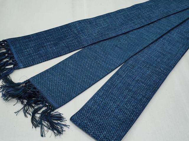 平和屋着物◎男性 両面 角帯 霞文 正絹 逸品 CABF1010fb
