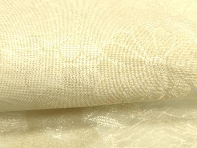 平和屋の平和屋着物＊夏物 六通柄袋帯 雪輪草花文 金糸 正絹 逸品 DABC8954cm｜アングル3