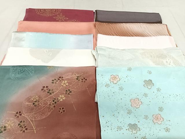 平和屋着物★和装小物　上質な帯揚げ　10枚セット　逸品　CAAK2736xe(4)