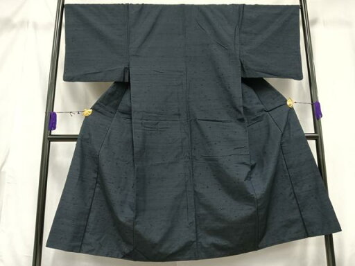 平和屋着物■男性 紬 紺色 正絹 逸品 AAAX6404mf 平和屋着物■男性 紬 紺色 正絹 逸品 AAAX6404mf