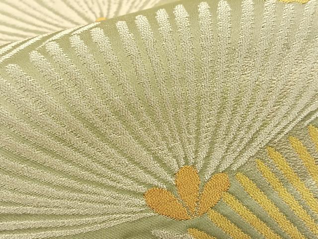 平和屋の平和屋着物◎六通柄袋帯 若松葉 金銀糸 引箔 正絹 逸品 BAAT3268du｜アングル3