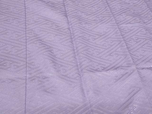 平和屋着物■男性　色紋付き　舞台衣装　紗綾形地紋　浅紫色　洗える着物　CAAX2272in