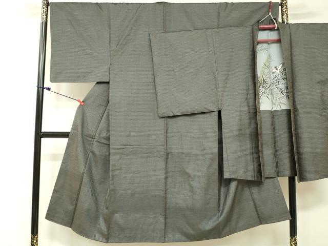 平和屋着物■男性 本場大島紬 アンサンブル 100亀甲 総詰め 正絹 逸品 DAAT8695zy