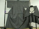 平和屋本店■希少 本場大島紬 龍郷絣 秋名バラ アンサンブル 羽織セット 逸品 DZAA6201kh5