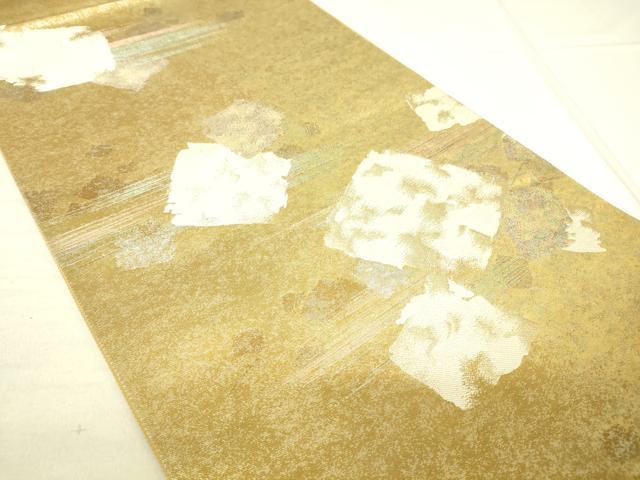 平和屋着物◎六通柄袋帯　破れ色紙文　金銀糸　引箔　正絹　逸品　DAAJ4374re 2