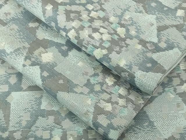 平和屋着物●極上　本場大島紬　白大島　9マルキ　箔散らし　逸品　DZAB4124kh6