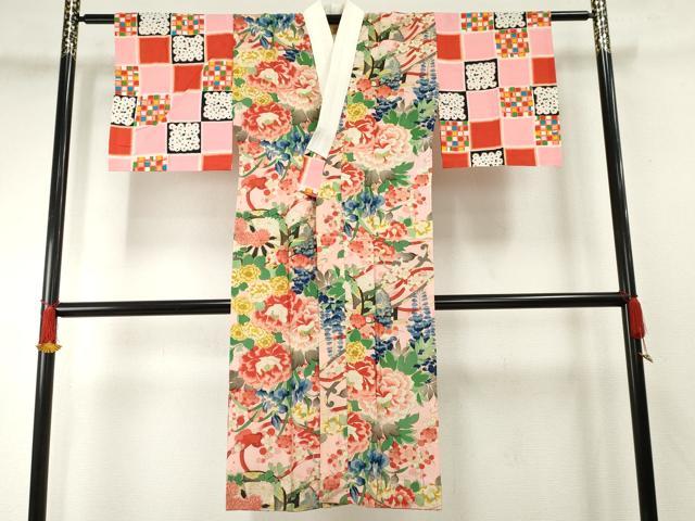 ■■■　サイズ　■■■ 身丈 125cm（肩から） 裄丈 62.5cm 袖丈 44.5cm　縫込み 0cm 袖幅 31cm 前幅 23cm 後幅 30cm 着物縫いこみ 内揚げ 0cm 裄 お袖側 約2cm　身頃側 約2.5cm ■■■　商...