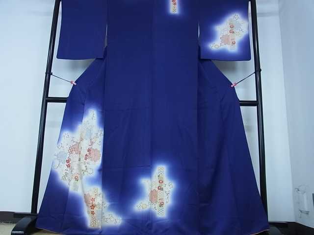 平和屋着物■訪問着 吉祥花文 暈し染め 金彩 逸品 DAAA4622ar
