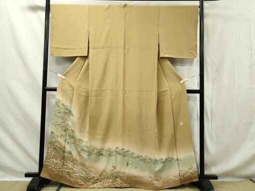 平和屋着物■豪華色留袖 作家物 松竹梅人物風景文 金彩 正絹 逸品 CAAQ6385ze 平和屋着物■豪華色留袖 作家物 松竹梅人物風景文 金彩 正絹 逸品 CAAQ6385ze