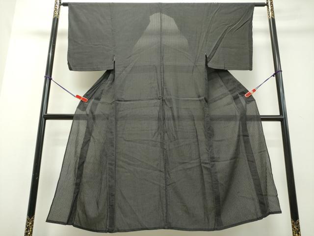 平和屋着物*夏物 男性 小紋 格子文 正絹 逸品 DAAS1429ud