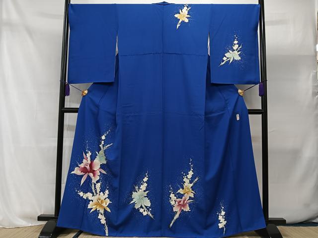平和屋着物■訪問着 作家物 草花文 金彩 正絹 逸品 CAAT8600kb