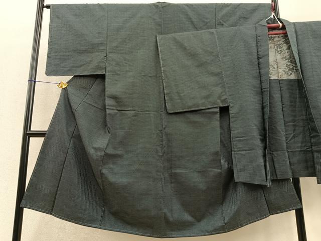 平和屋着物■男性 本場大島紬 アンサンブル 100亀甲 正絹 逸品 未使用 BAAR1573if