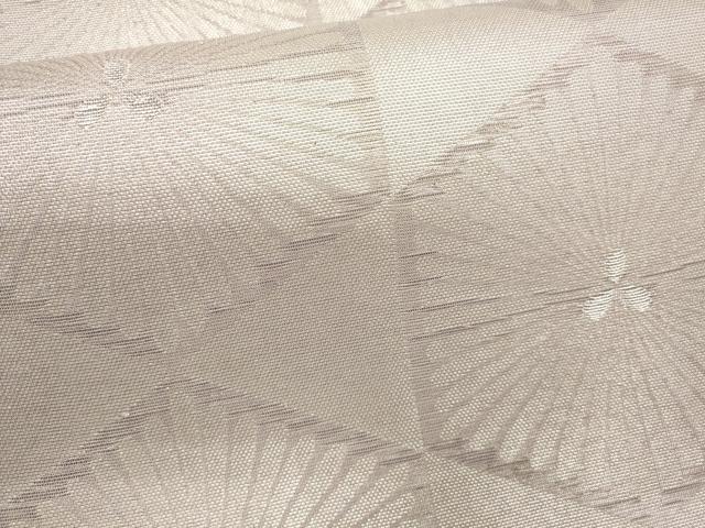 平和屋着物＊夏物　六通柄袋帯　亀甲松葉文　銀糸　正絹　逸品　CAAU4122eg
