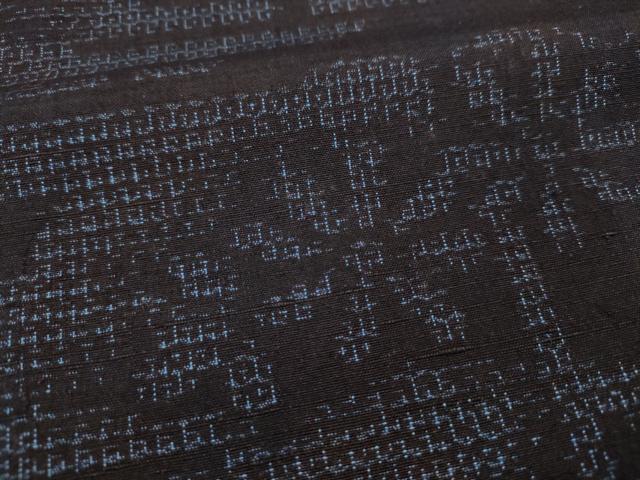平和屋着物■結城紬　80亀甲　雲取り花文　正絹　逸品　未使用　DABC7718ya