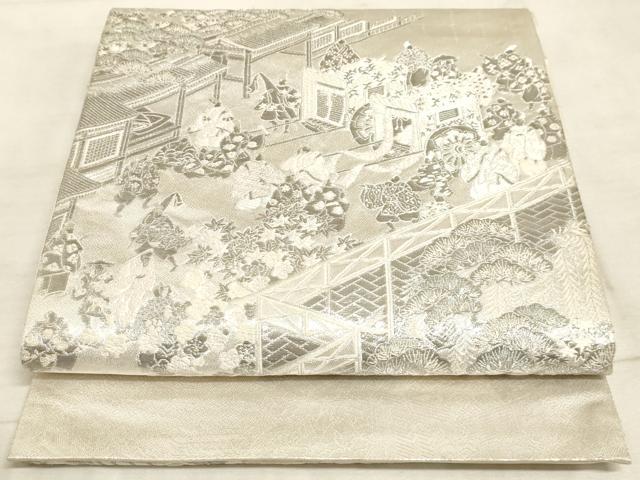 平和屋着物◎六通太鼓柄袋帯　唐織