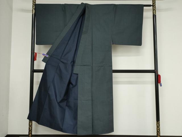 平和屋着物■男性　本場大島紬　100亀甲　総詰め　正絹　逸品　AAAT8141nf