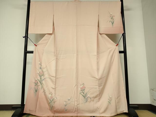 平和屋着物■訪問着 友禅 草花文 暈し染め 鈴乃屋扱い 正絹 逸品 DAAR1631qp