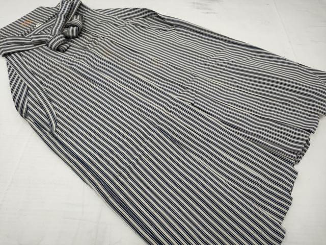 平和屋着物■男性　行灯袴　間道　正絹　逸品　AABC2069gw