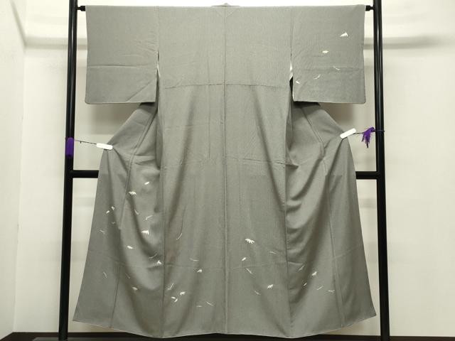 平和屋着物●訪問着 角通し 溢れ松葉笹文 金彩 正絹 逸品 CABB0178gh