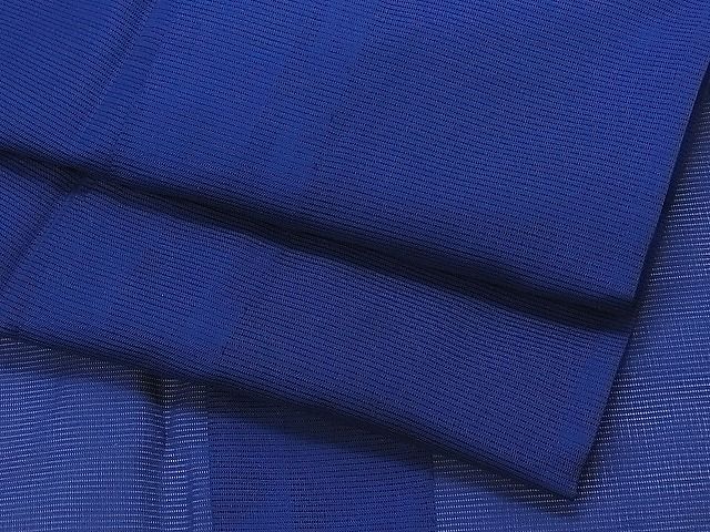平和屋着物■夏物 色無地 絽 紺色 洗える着物 CAAB6448ua