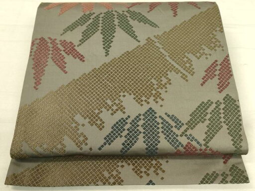 平和屋着物◎六通柄袋帯 笹竹文 逸品 DAAI4189yyy 平和屋着物◎六通柄袋帯 笹竹文 逸品 DAAI4189yyy