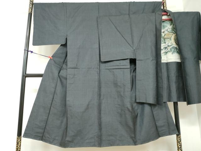 Other - 平和屋着物●男性　本場大島紬　アンサンブル　80亀甲　総詰め　正絹　逸品　未使用　DABC2471ud