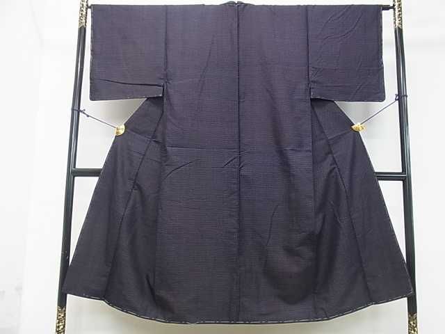 平和屋着物■男性 紬 十字絣 逸品 DAAC0264ma