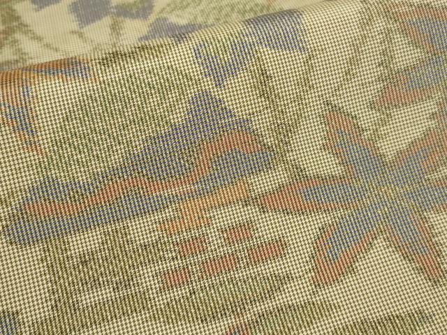 Rakuten - 平和屋着物■本場大島紬　風景花文　正絹　逸品　DABD2406du