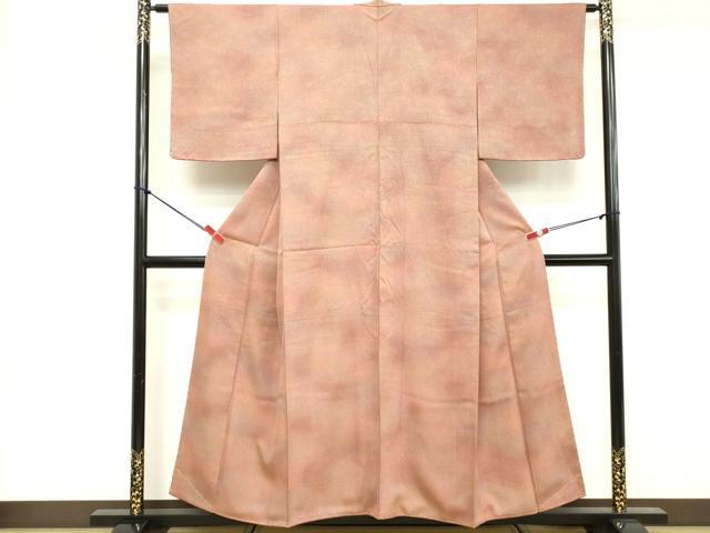乐天商城 - 平和屋着物■上質な小紋　霞地紋　暈し染め　正絹　逸品　DABE2983cd