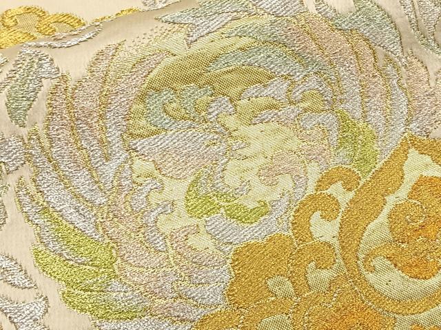 平和屋の平和屋着物◎六通柄袋帯 正倉院鳳凰花文 金銀糸 正絹 逸品 BAAT6171ea｜アングル3