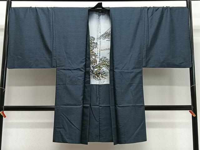 Uramono - 平和屋着物∞男性　長羽織　本場大島紬　100亀甲　総詰め　正絹　逸品　CABD4788ua