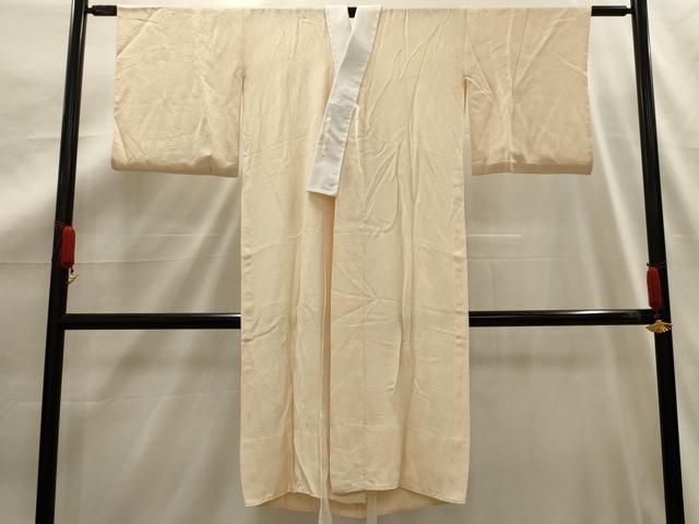 平和屋着物■長襦袢 無双仕立て 紗綾型地紋 正絹 逸品 AABG1173sx