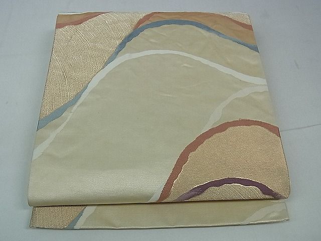 平和屋着物■六通柄袋帯　吉祥文　金銀糸　逸品　ev1205