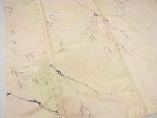 平和屋着物■上質な小紋 手描き 枝花文 暈し染め 逸品 DAAE8717cm 平和屋着物■上質な小紋 手描き 枝花文 暈し染め 逸品 DAAE8717cm