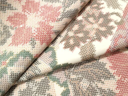 平和屋着物●本場大島紬 7マルキ 天井菱草花文 正絹 逸品 CAAS7043yc 平和屋着物●本場大島紬 7マルキ 天井菱草花文 正絹 逸品 CAAS7043yc
