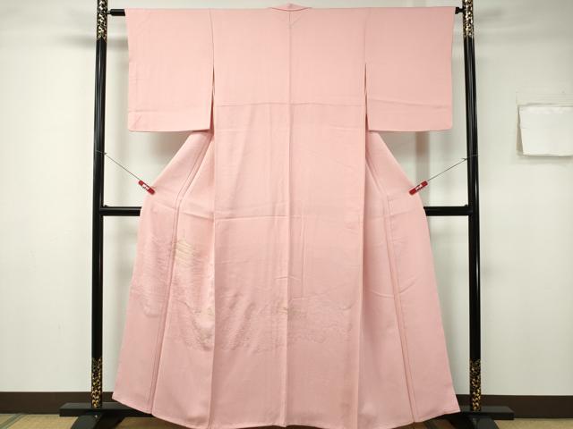 平和屋着物■豪華色留袖 風景文 金糸 正絹 逸品 CAAO5257ev