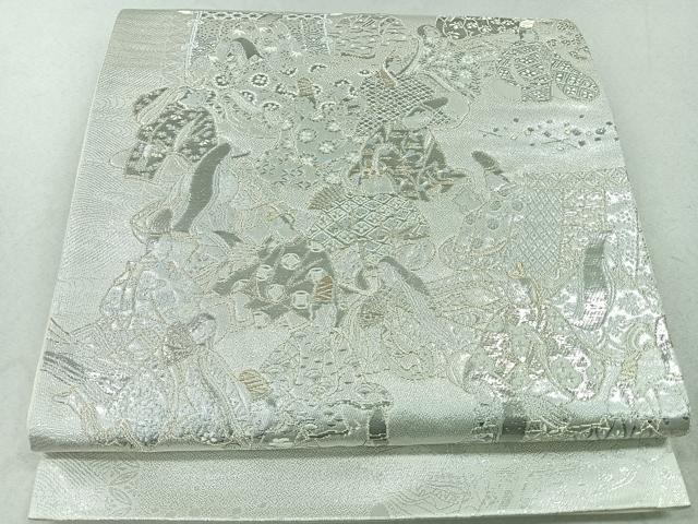 乐天商城 - 平和屋着物◎六通柄袋帯　三十六歌仙屏風図　金銀糸　正絹　逸品　CAAU7255nb
