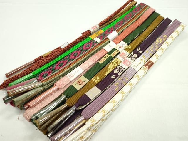 平和屋着物●和装小物 帯締め10本セット 高麗組 唐組 貝の口組 金銀糸 逸品 未使用 ...